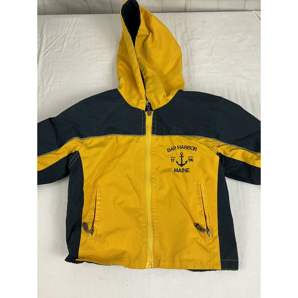 Youth Dimco Apparel Bar Harbor Maine All Weather Jacket Hooded Size 8